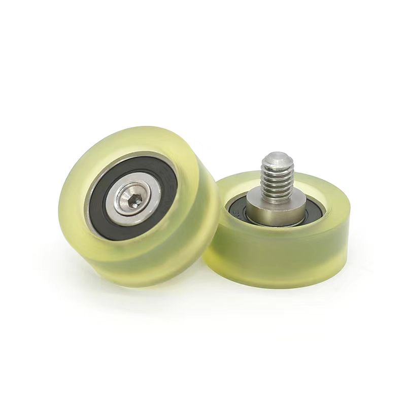 Screw rubber coated bearing