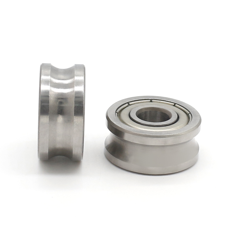 U - groove metal bearing pulley S608ZZ 