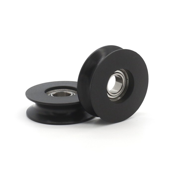 Sliding Door U Groove Rubber Pulley